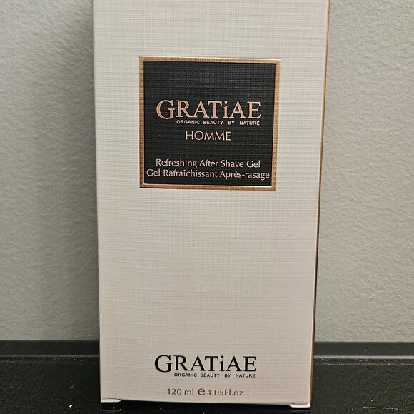 GRATIAE REFRESHING AFTERSHAVE GEL - 4.04 fl oz / 120 ml - BRAND NEW - SEALED - Picture 1 of 5